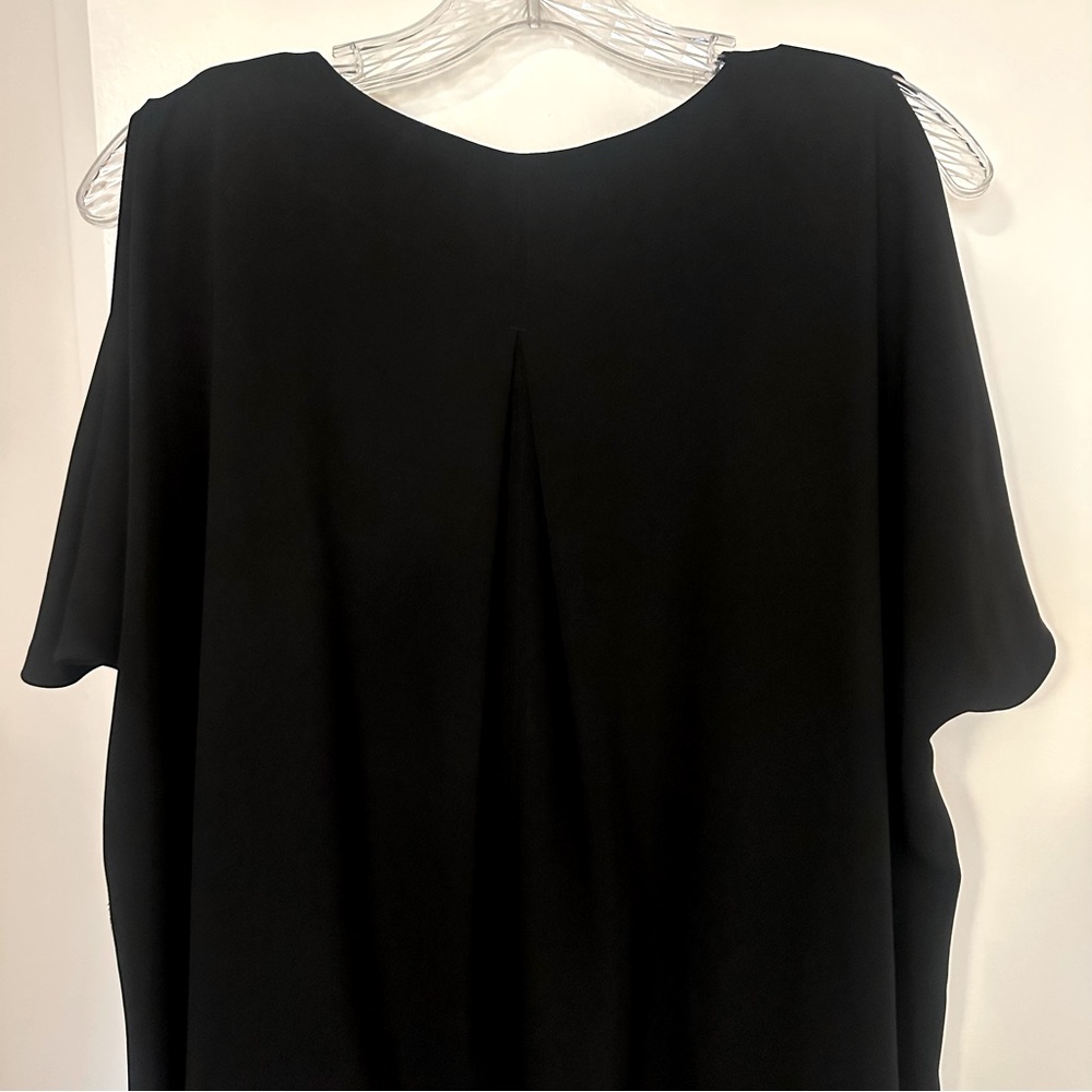 Rachel Roy Elegant Black V-Neck Dress - Picture 5 of 5
